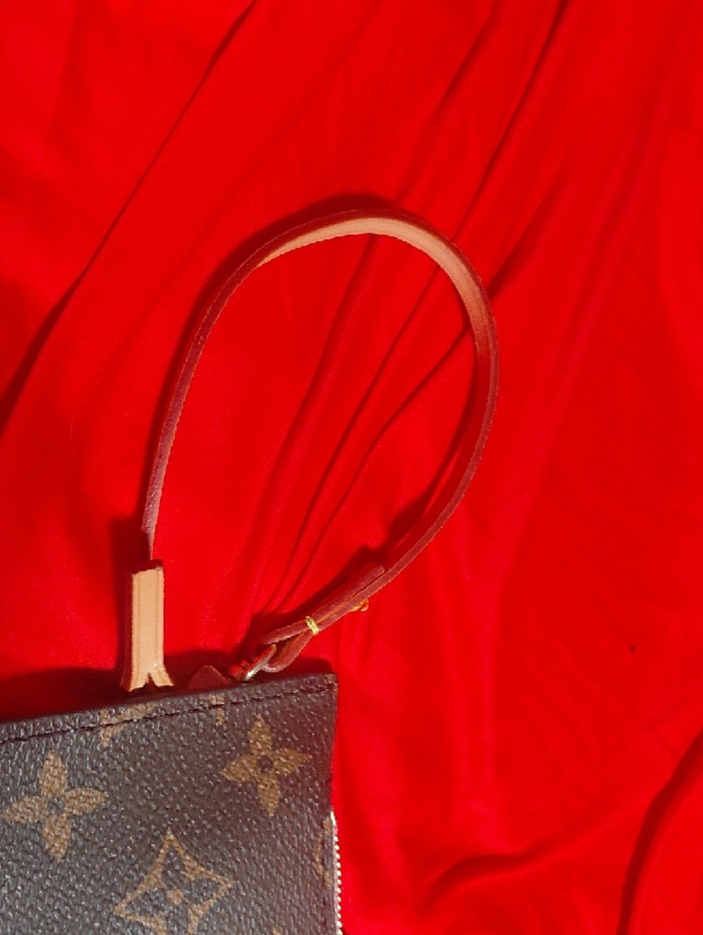 Louis Vuitton Brown Monogram Wristlet Clutch - Picture 6 of 9